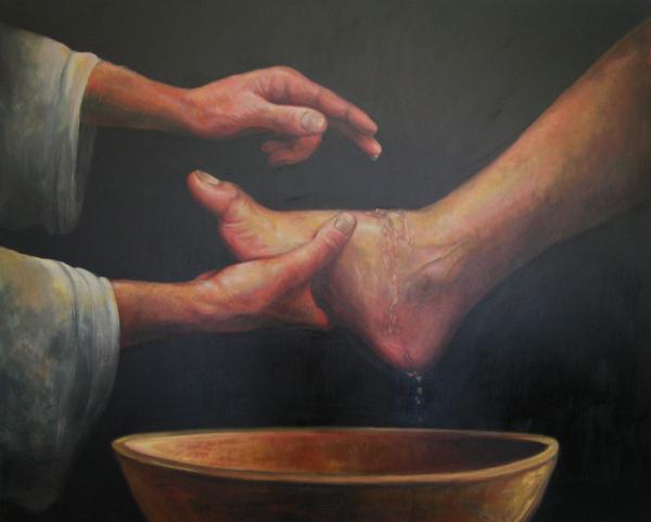 clipart of jesus washing the disciples feet - photo #38